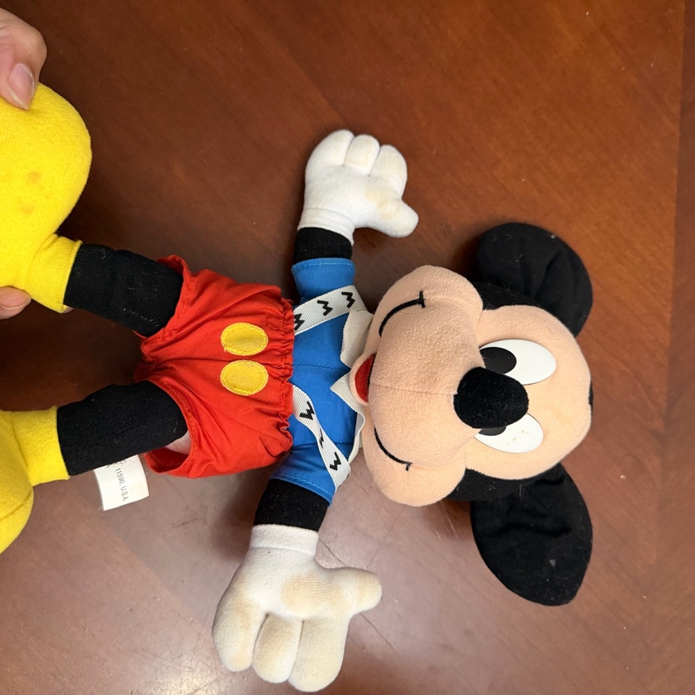 Mattel Mickey Mouse Plush - Red, Black, Yellow